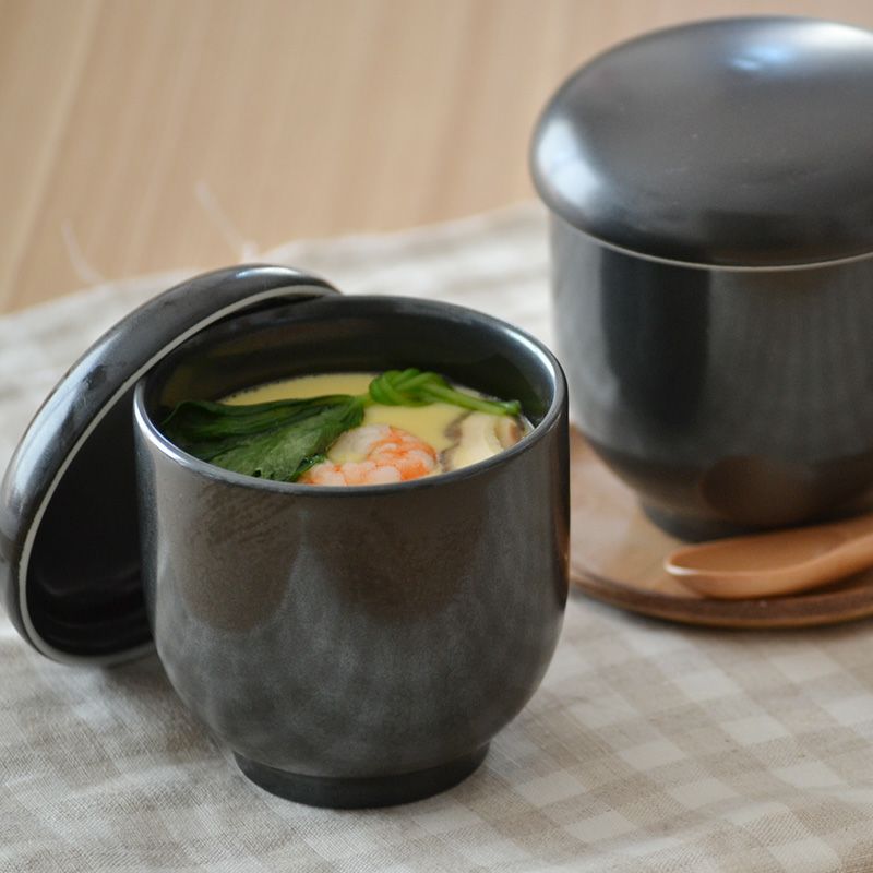 茶碗蒸し 和カフェスタイル ジャポネココット蓋付き 茶碗蒸し