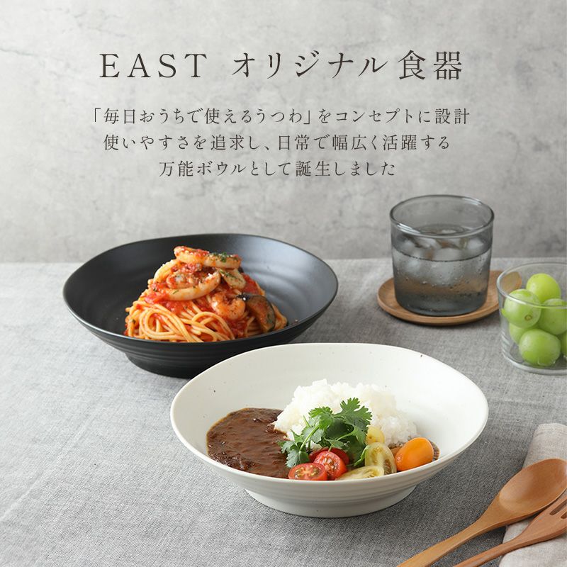 料理が映えて食卓がオシャレになると大評判！EASTオリジナルカレー皿10 