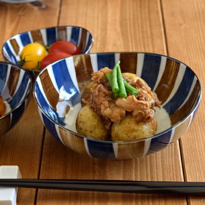 普段使いに最適な磁器製和食器の中鉢 普段使いに最適な磁器製和食器の中鉢