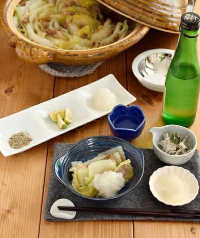 少し出っ張った耳が持ちやすい、お鍋料理に大活躍のとんすい。人気の和食器です。小鉢としても。