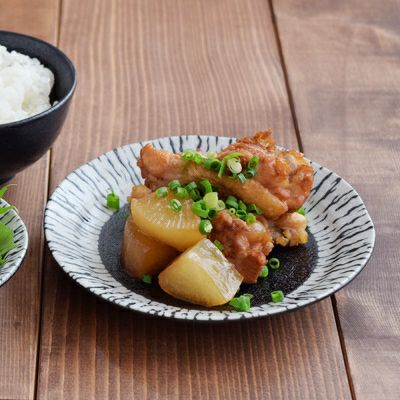 人気 黒色ゼブラ柄の洋風の食器シリーズ