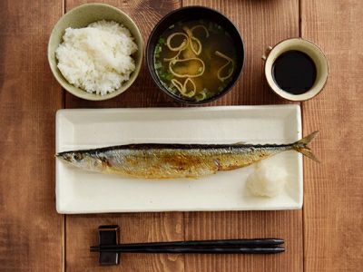 シンプルな長角皿の和食器。さんま皿や刺身皿、寿司皿などにオススメの