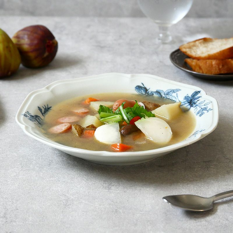 スープ皿 21.5cm クラシカルローズ