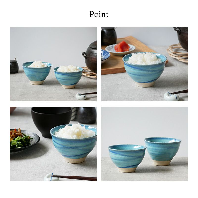 手づくりの温かみ溢れるお茶碗