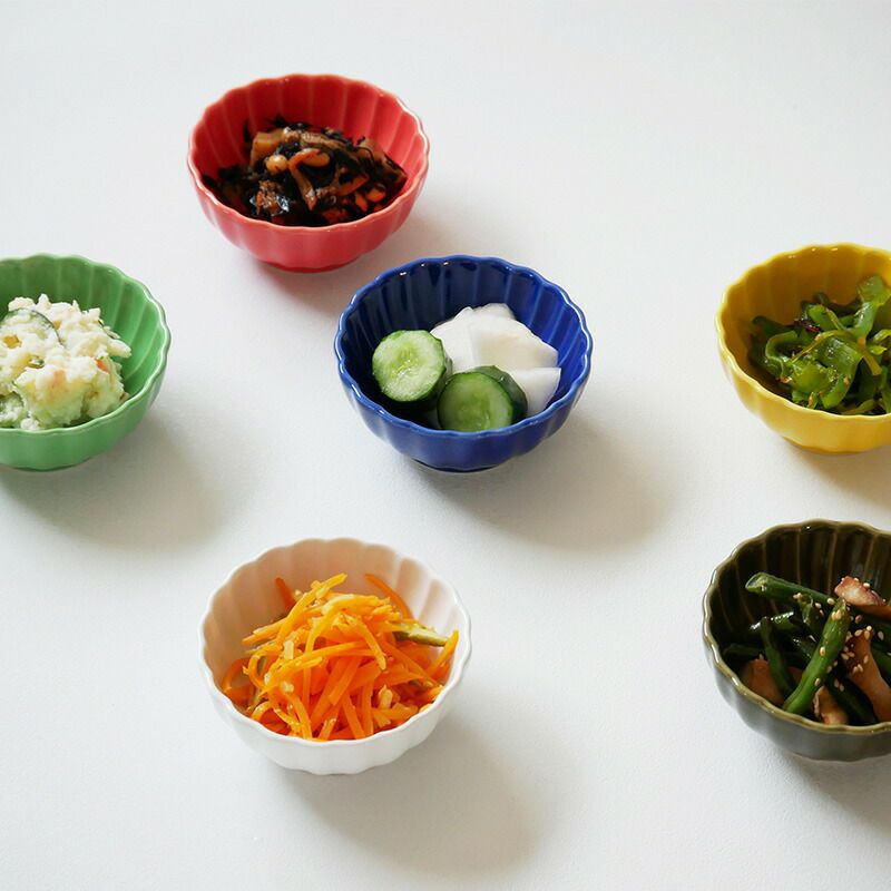 小鉢 ロータス花の小鉢（10cm） オーシャングリーン 雑貨とセラドン焼き