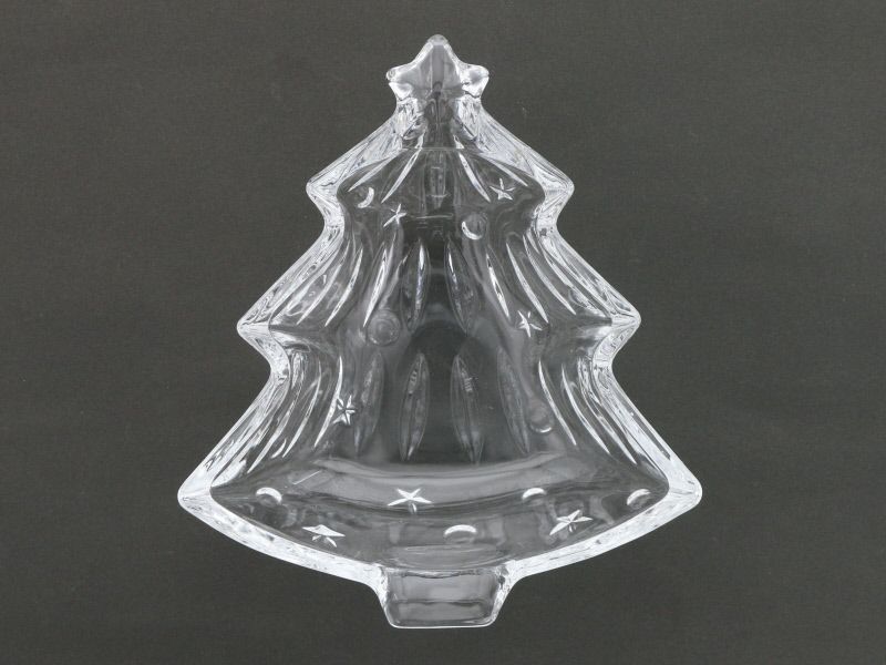 クリスマスパーティーにぴったり！おしゃれなガラスプレート。