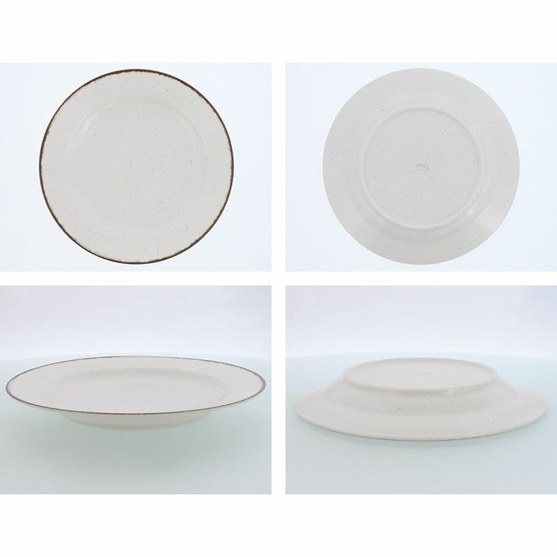 リムプレートL24.5cmNoixノワプレートお皿皿食器大皿ディナープレートワンプレート盛り皿パスタ皿主菜皿サラダ皿デザート皿