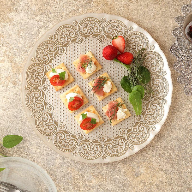 パーティ食器におすすめ！ガラス製 大皿