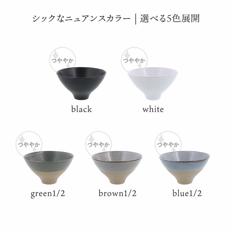 モダンなフォルムで窯変の味わいを楽しむお茶碗