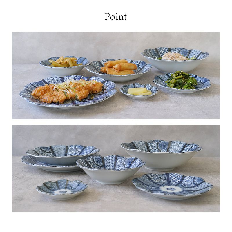 食卓を爽やかに彩る食器6点セット