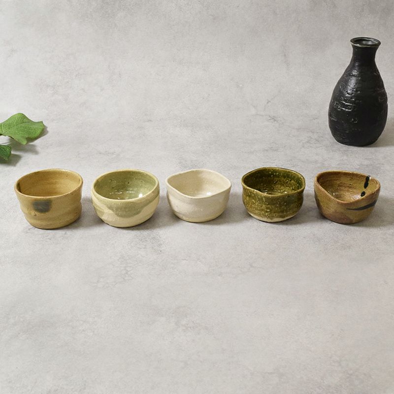 ぐい呑珍味 手造り 陶器 美濃焼