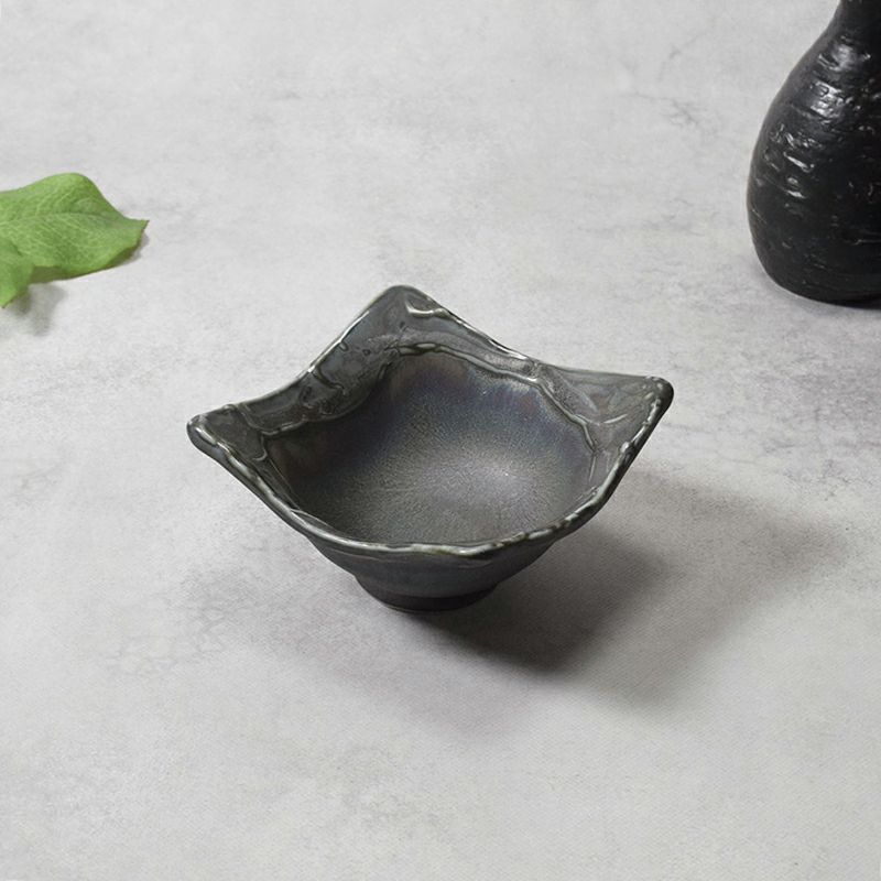 角小鉢 10cm 塗壁 イブシラスター