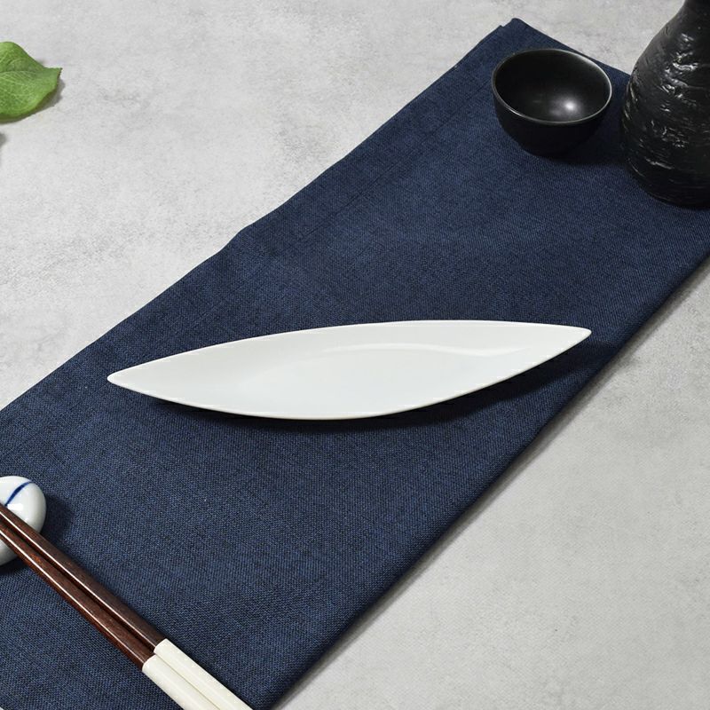 舟型皿 20.5cm tinmi 青白磁