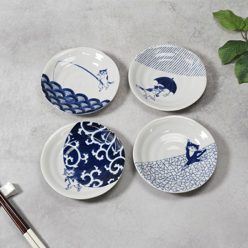 小皿 13.5cm SOMENEKO