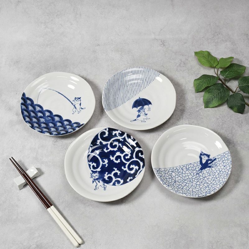 中皿 16.4cm SOMENEKO