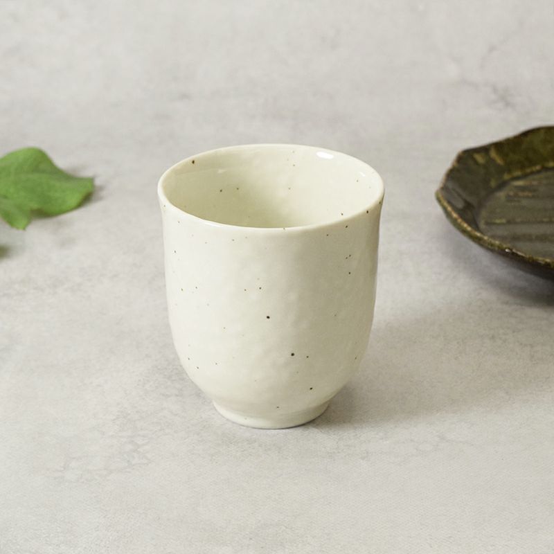 長湯呑 225cc 粉引 訳あり・アウトレット