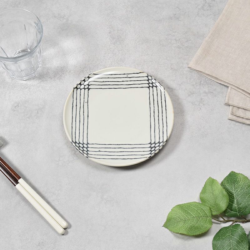 中皿 16.5cm ブラックスクエア